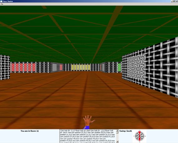 Screen shot of 3D Maze game